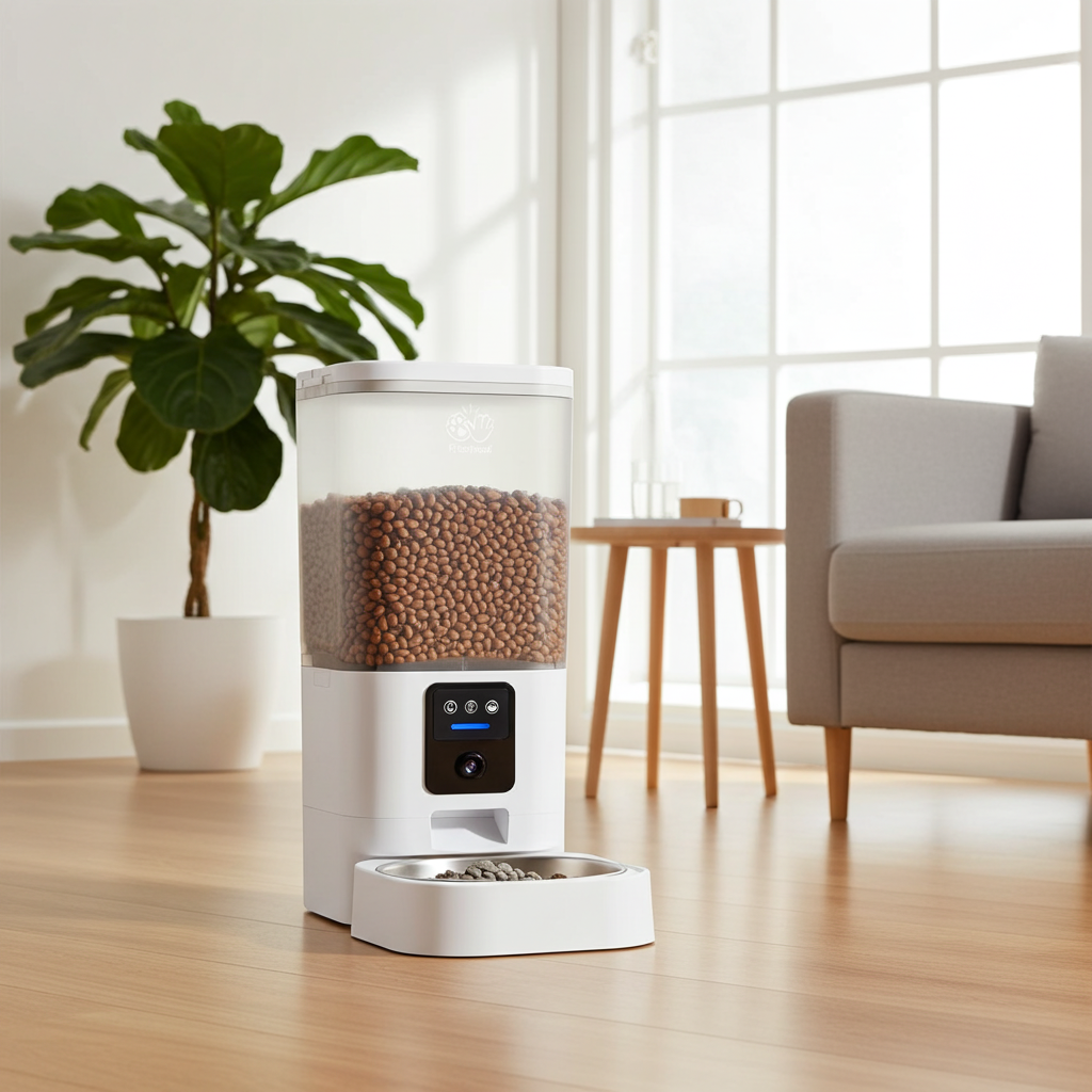 Automatic Pet Feeder with Camera WiFi