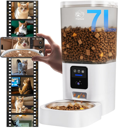 Automatic Pet Feeder with Camera WiFi