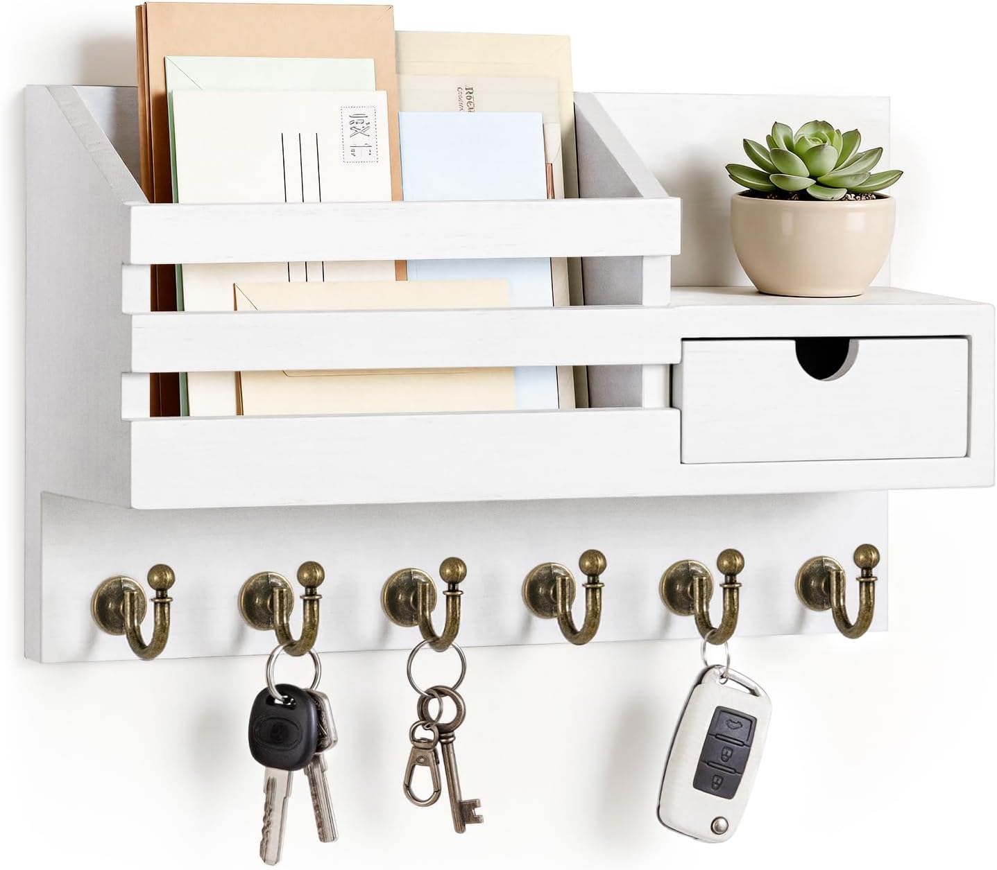 Wall Mounted Key Holder Organizer